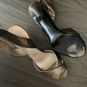 high heels size 6.5 must be glued to the side but still works fine